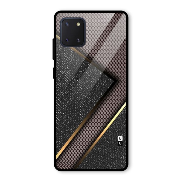 Rugged Polka Design Glass Back Case for Galaxy Note 10 Lite