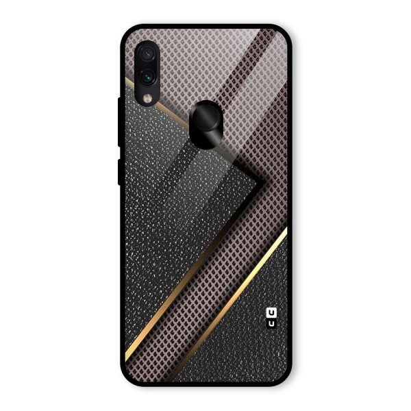 Rugged Polka Design Glass Back Case for Redmi Note 7S