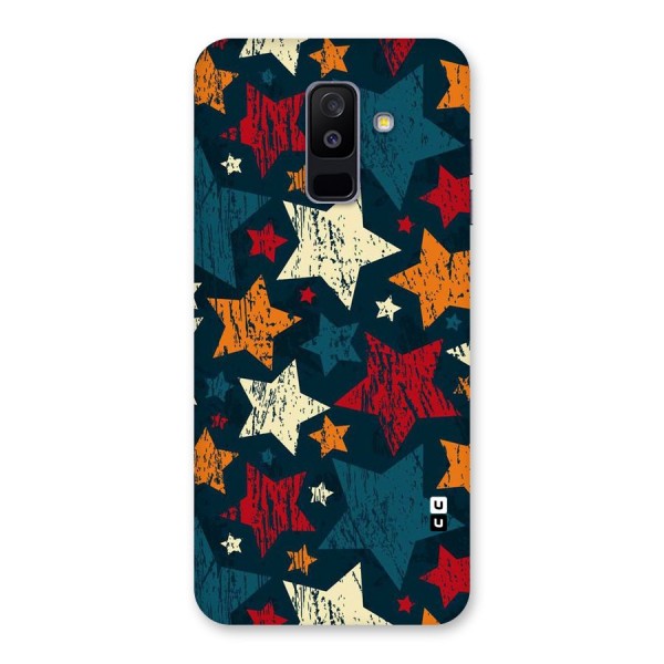 Rugged Star Design Back Case for Galaxy A6 Plus