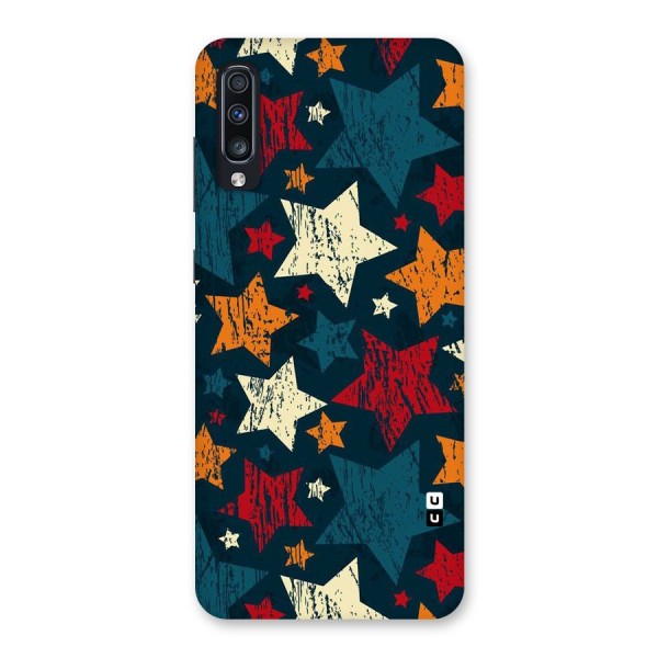 Rugged Star Design Back Case for Galaxy A70