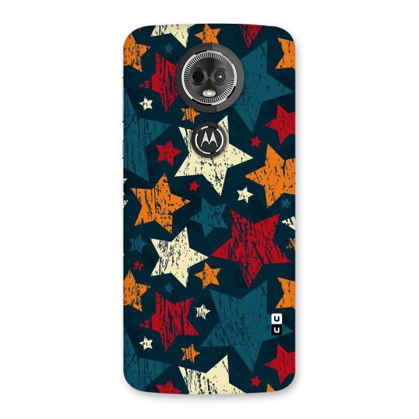 Rugged Star Design Back Case for Moto E5 Plus