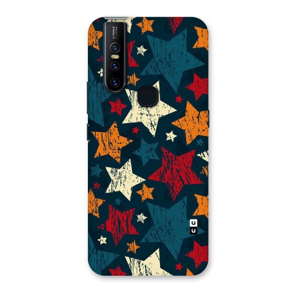 Rugged Star Design Back Case for Vivo V15