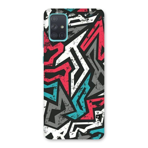 Rugged Strike Abstract Back Case for Galaxy A71