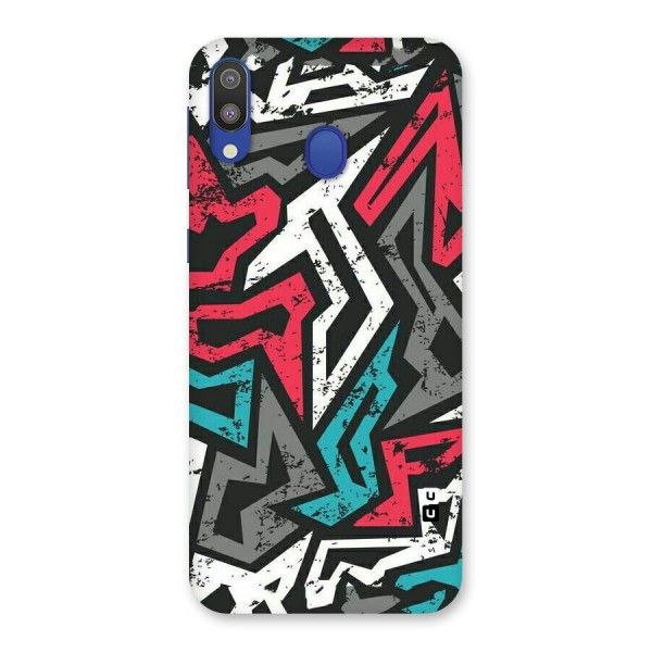 Rugged Strike Abstract Back Case for Galaxy M20