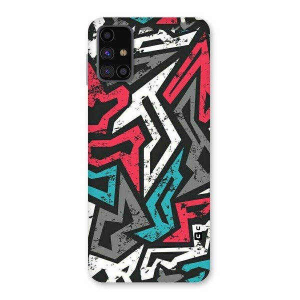 Rugged Strike Abstract Back Case for Galaxy M31s