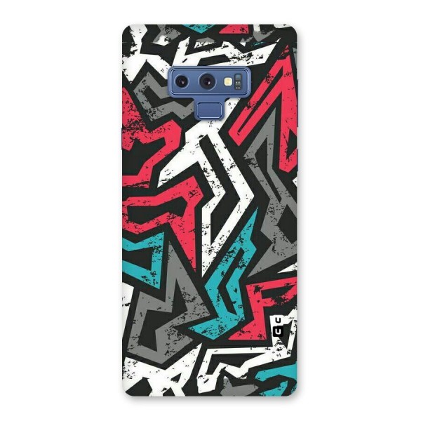 Rugged Strike Abstract Back Case for Galaxy Note 9