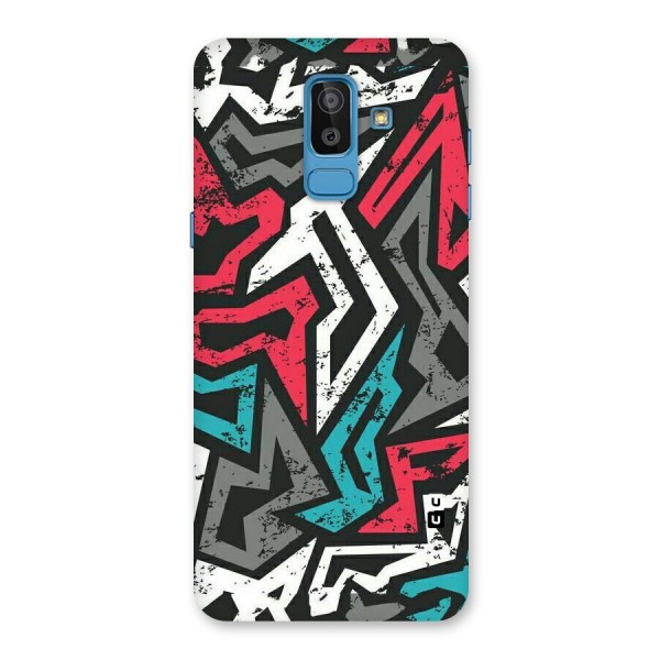 Rugged Strike Abstract Back Case for Galaxy On8 (2018)