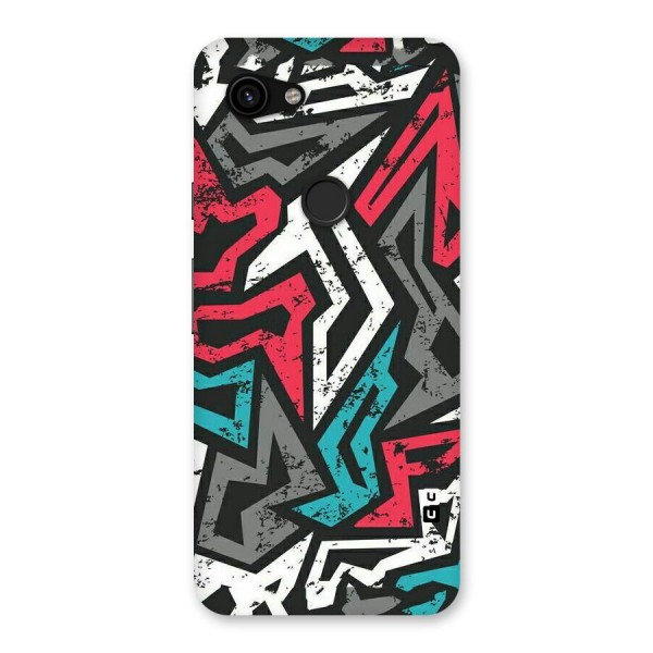 Rugged Strike Abstract Back Case for Google Pixel 3a