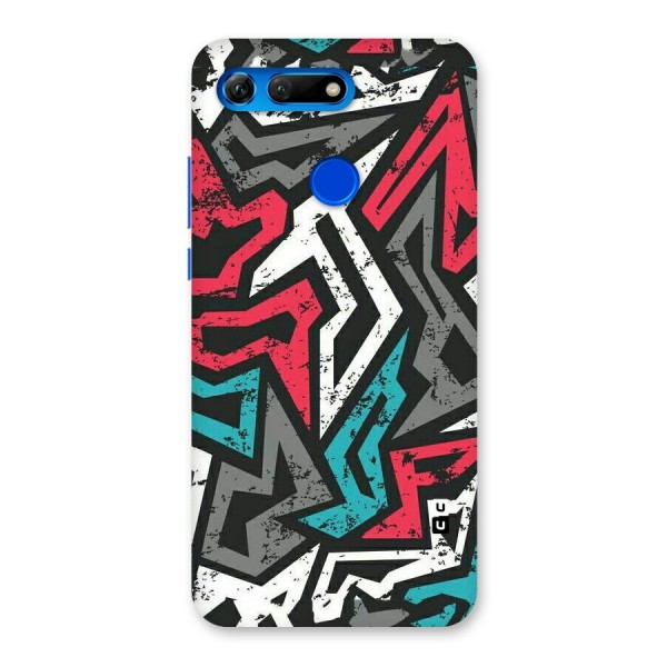 Rugged Strike Abstract Back Case for Honor View 20