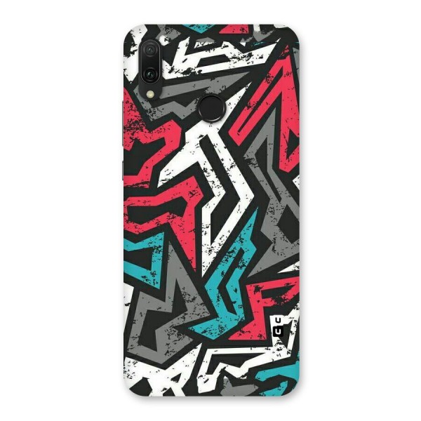 Rugged Strike Abstract Back Case for Huawei Y9 (2019)