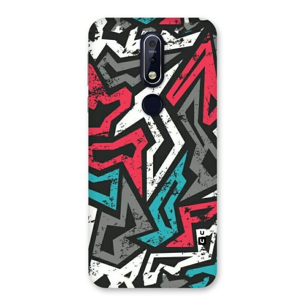 Rugged Strike Abstract Back Case for Nokia 7.1
