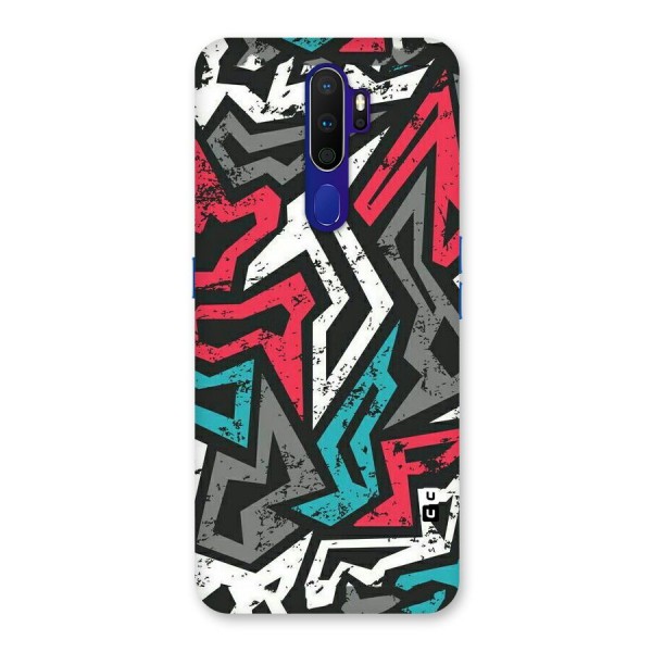Rugged Strike Abstract Back Case for Oppo A9 (2020)