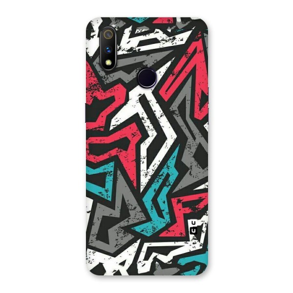 Rugged Strike Abstract Back Case for Realme 3 Pro