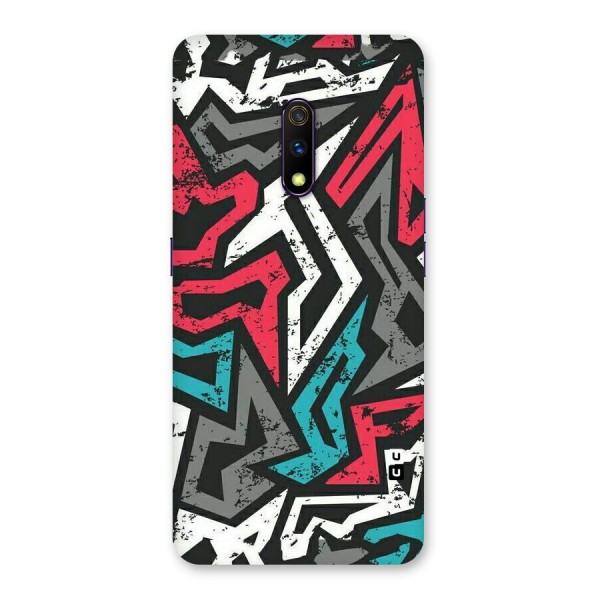 Rugged Strike Abstract Back Case for Realme X