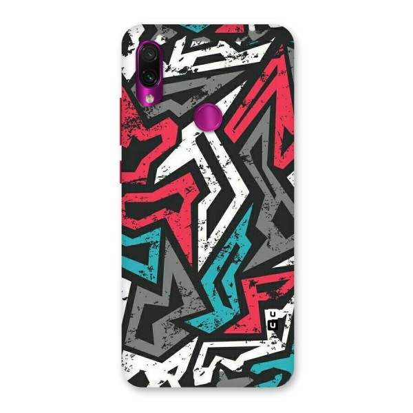 Rugged Strike Abstract Back Case for Redmi Note 7 Pro