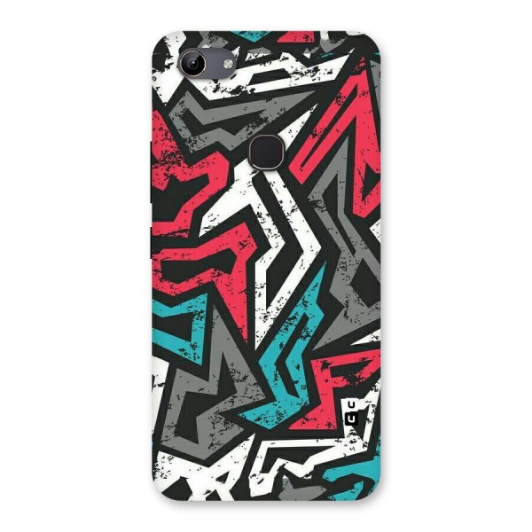 Rugged Strike Abstract Back Case for Vivo Y81