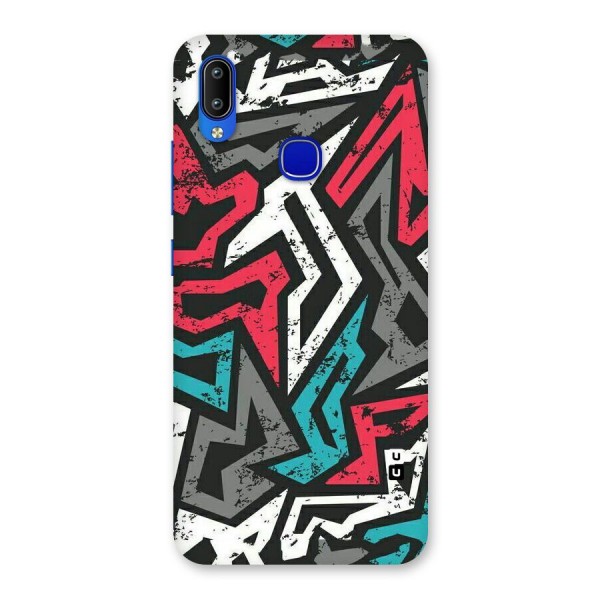 Rugged Strike Abstract Back Case for Vivo Y91