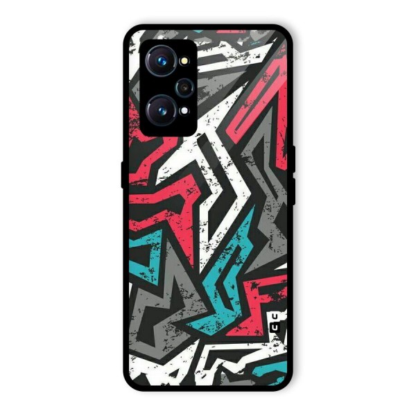 Rugged Strike Abstract Glass Back Case for Realme GT Neo2