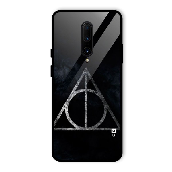 Rugged Triangle Design Glass Back Case for OnePlus 7 Pro