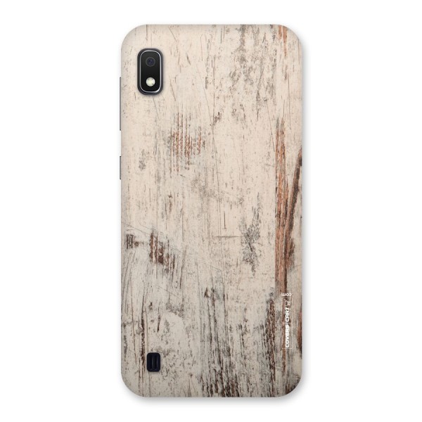 Rugged Wooden Texture Back Case for Galaxy A10