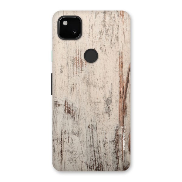 Rugged Wooden Texture Back Case for Google Pixel 4a