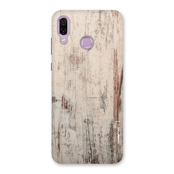 Rugged Wooden Texture Back Case for Honor Play