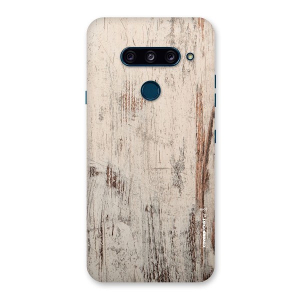 Rugged Wooden Texture Back Case for LG  V40 ThinQ