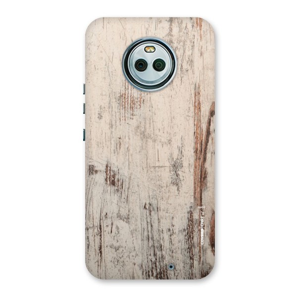 Rugged Wooden Texture Back Case for Moto X4