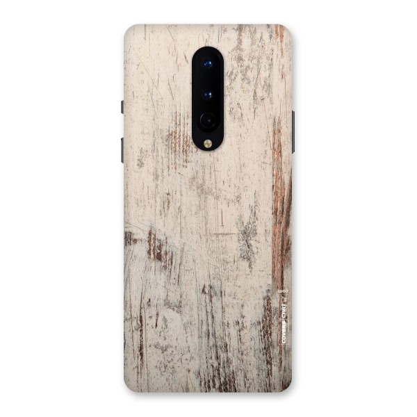 Rugged Wooden Texture Back Case for OnePlus 8