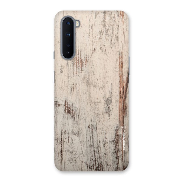 Rugged Wooden Texture Back Case for OnePlus Nord