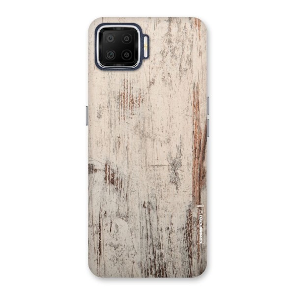 Rugged Wooden Texture Back Case for Oppo F17
