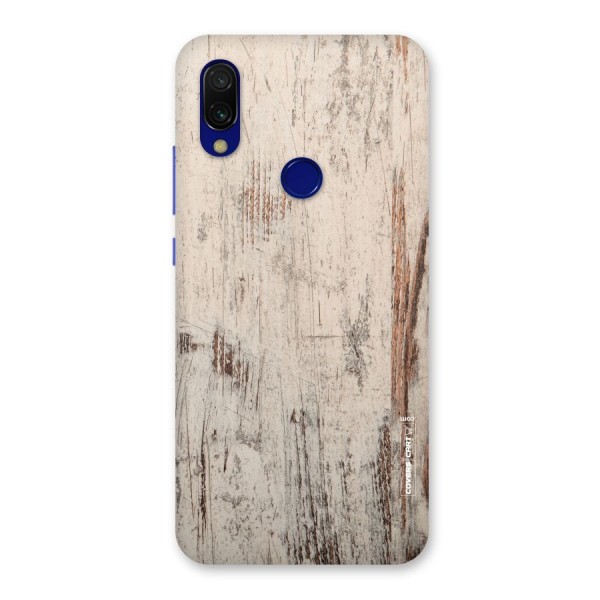 Rugged Wooden Texture Back Case for Redmi 7