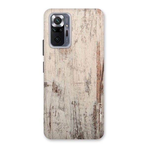 Rugged Wooden Texture Back Case for Redmi Note 10 Pro