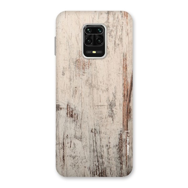 Rugged Wooden Texture Back Case for Redmi Note 9 Pro Max