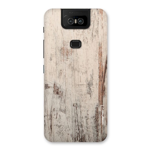 Rugged Wooden Texture Back Case for Zenfone 6z
