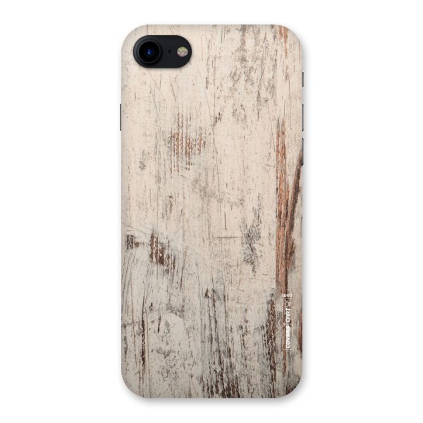 Rugged Wooden Texture Back Case for iPhone SE 2020
