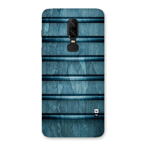 Rustic Blue Shelf Back Case for OnePlus 6