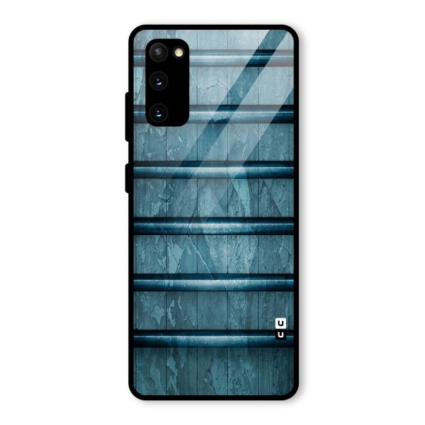 Rustic Blue Shelf Glass Back Case for Galaxy S20 FE