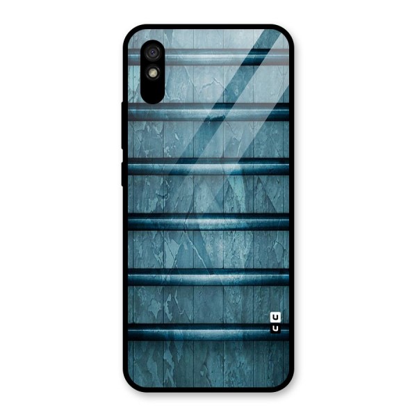 Rustic Blue Shelf Glass Back Case for Redmi 9i