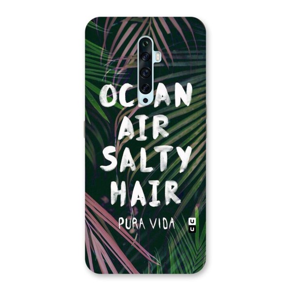 Salty Hair Back Case for Oppo Reno2 F