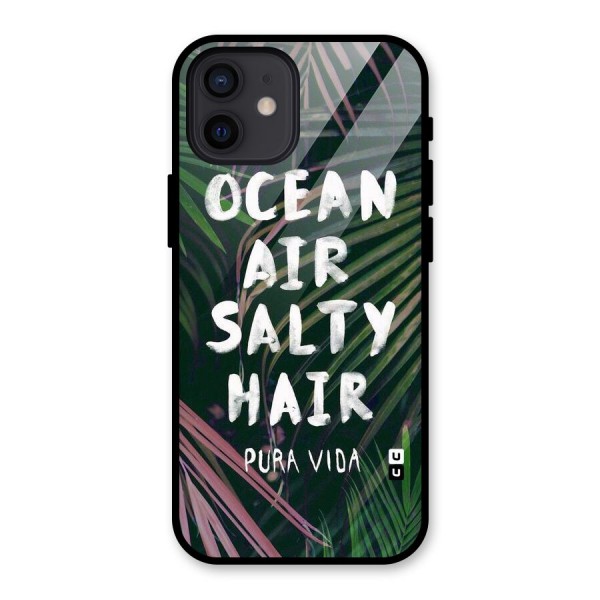 Salty Hair Glass Back Case for iPhone 12