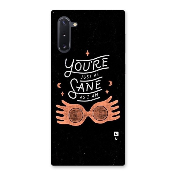 Sane As I Back Case for Galaxy Note 10