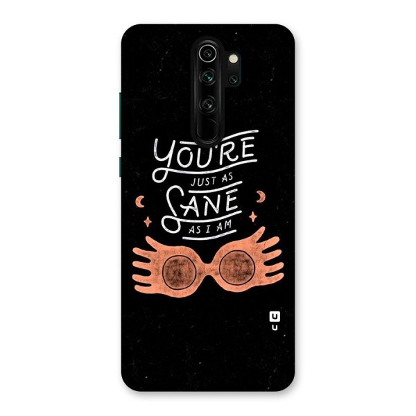 Sane As I Back Case for Redmi Note 8 Pro