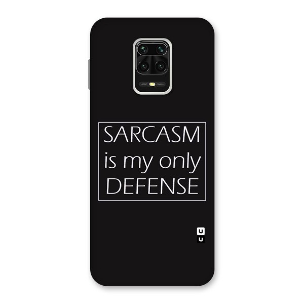 Sarcasm Defence Back Case for Redmi Note 9 Pro