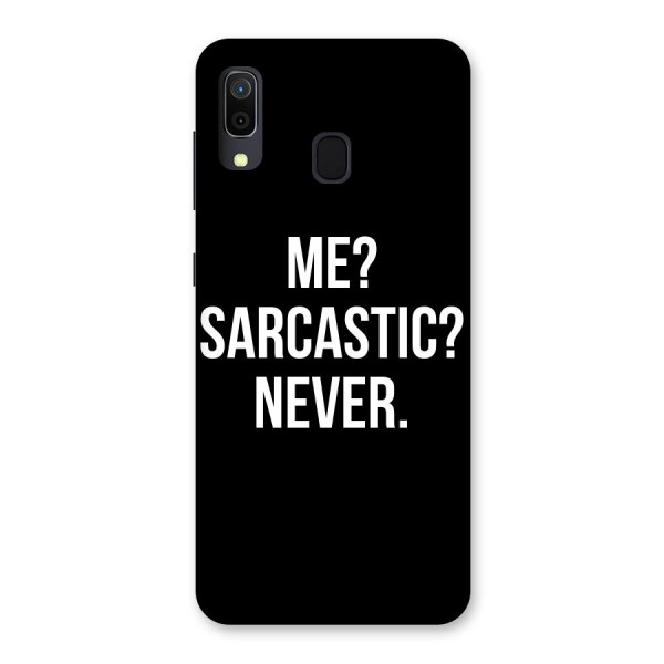 Sarcastic Quote Back Case for Galaxy A20