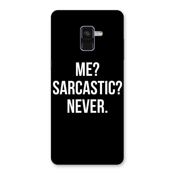Sarcastic Quote Back Case for Galaxy A8 Plus