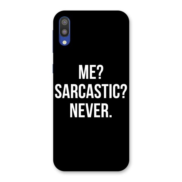 Sarcastic Quote Back Case for Galaxy M10