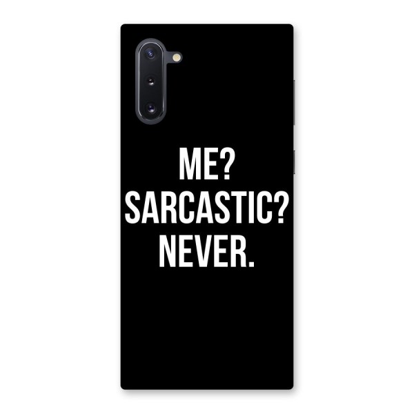 Sarcastic Quote Back Case for Galaxy Note 10