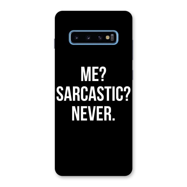 Sarcastic Quote Back Case for Galaxy S10 Plus