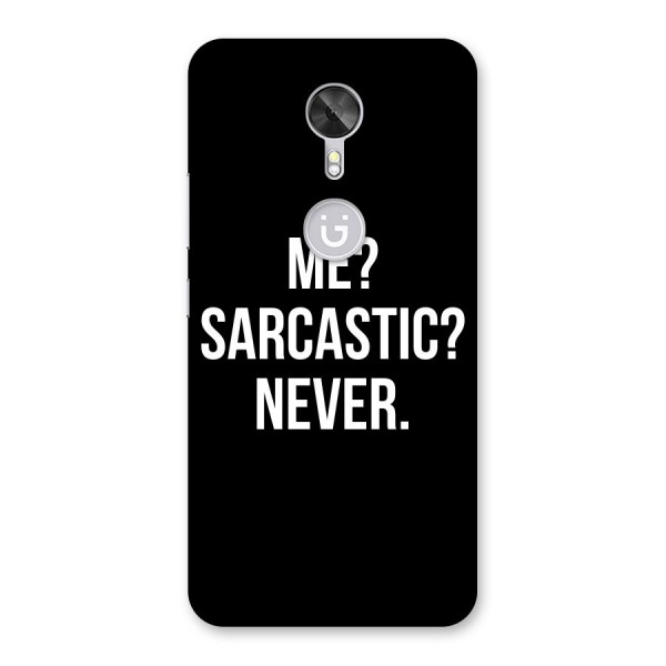 Sarcastic Quote Back Case for Gionee A1